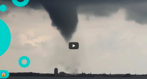 Windhoos tornado Zierikzee